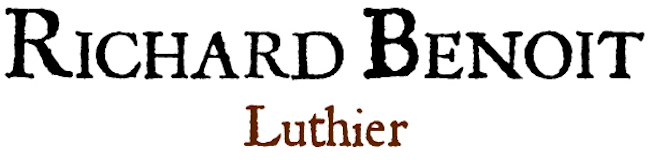 Richard Benoit, Luthier